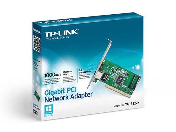 Adaptador de Rede Gigabit PCI; TP-Link TG-3269 (Novo)