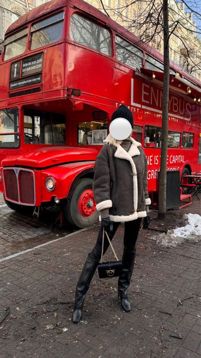 Коричнева дублянка натуральна