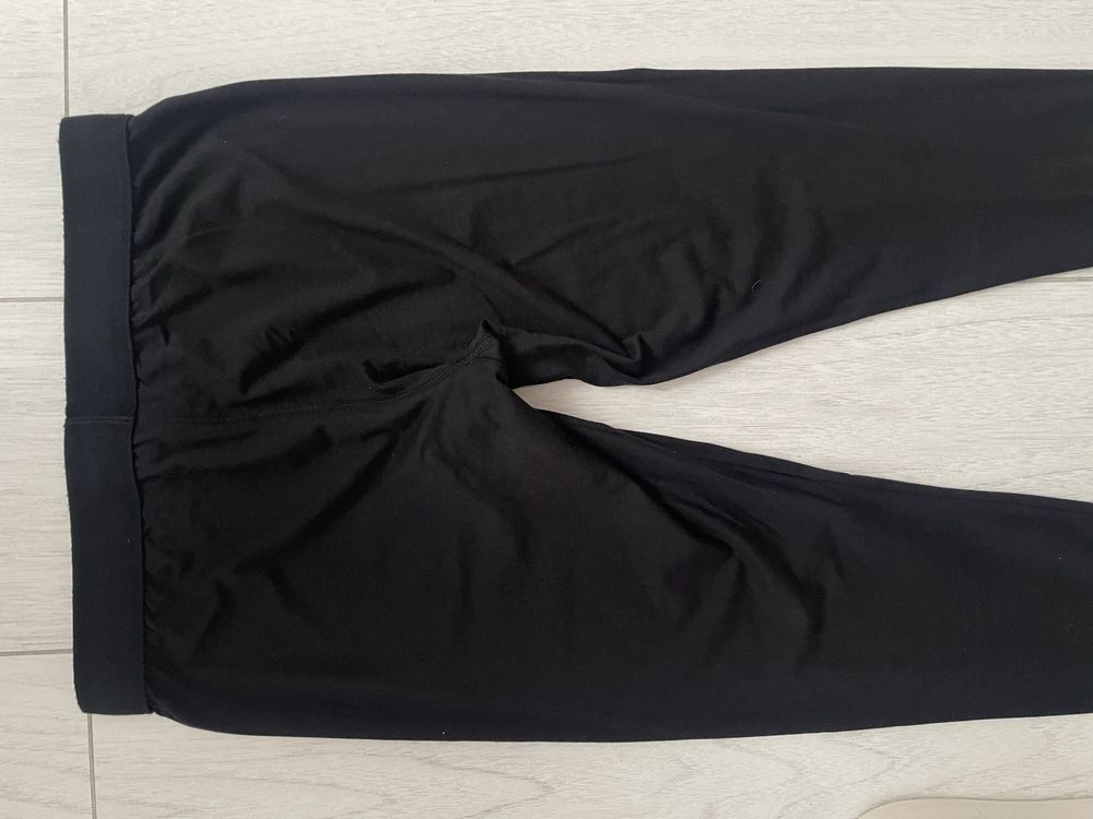 Legginsy spodnie damskie czarne bawełniane Calvin Klein XS 34