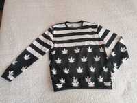 Bluza w liście marihuana, męska Geek fashion rozm. M/L