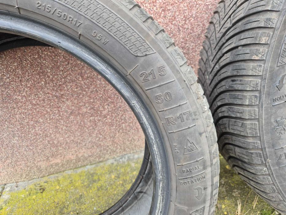 Opony zima KLEBER 215/50r17 6.5mm Para 2023r Stan BDB