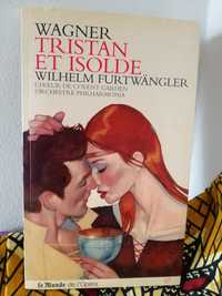 4Cds Tristan et Isolde de Wagner incorporados num livro ilustrado