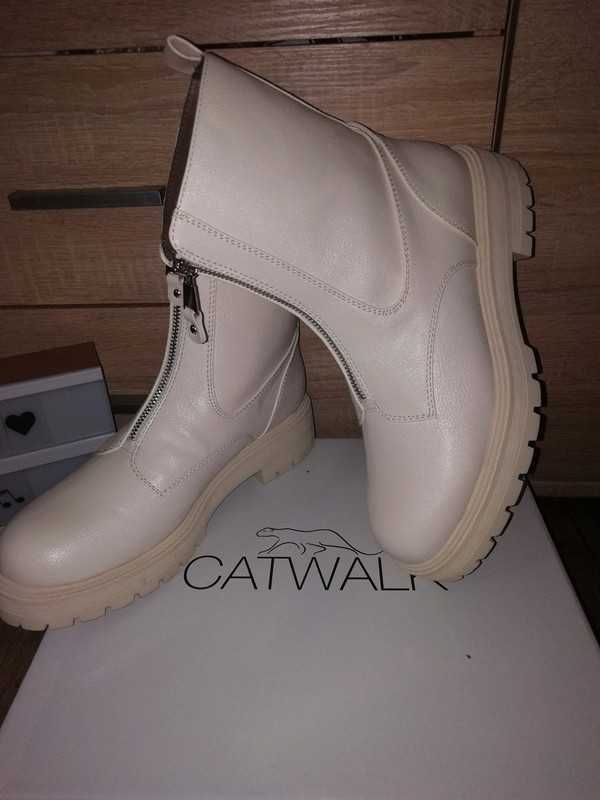 Catwalk buty ocieplane glany botki trapery workery kozaki 40 (26.3)