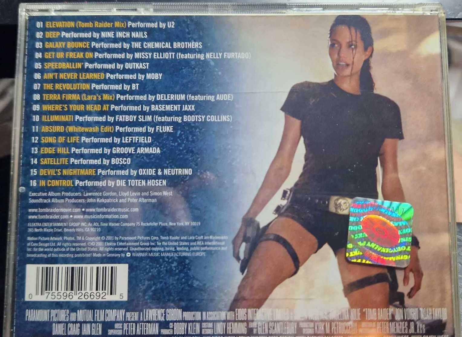 Lara Croft Tomb Raider VA Soundtrack OST CD