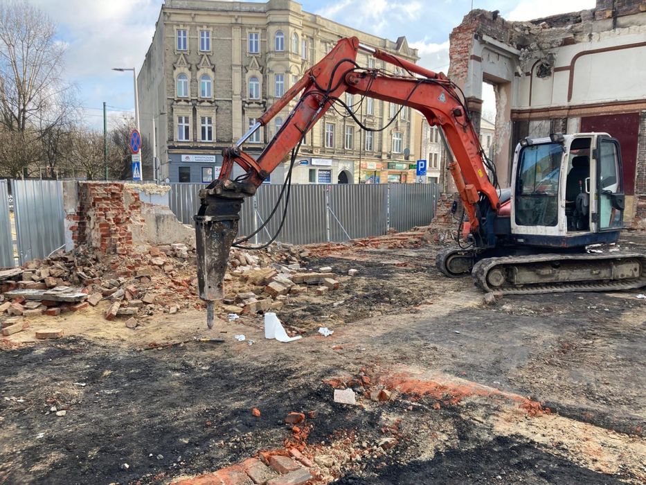 Kucie betonu wyburzenia uslugi minikoparka wiercenie studni slupy