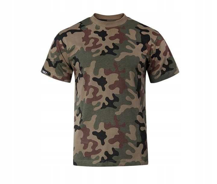 Koszulka TEXAR T-shirt bawełna Camo PL leśny