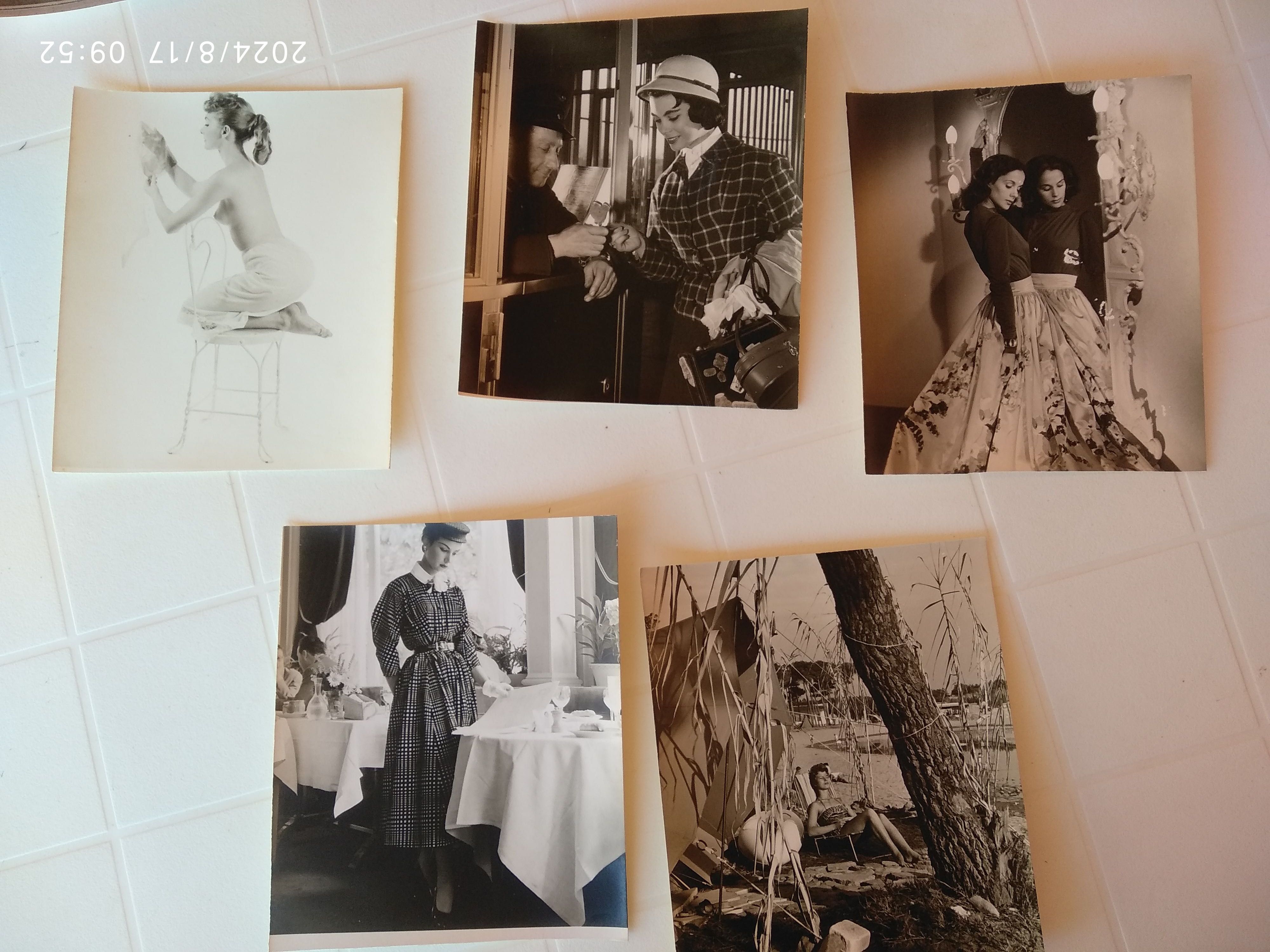 Colecção de fotografias antigas a preto e branco