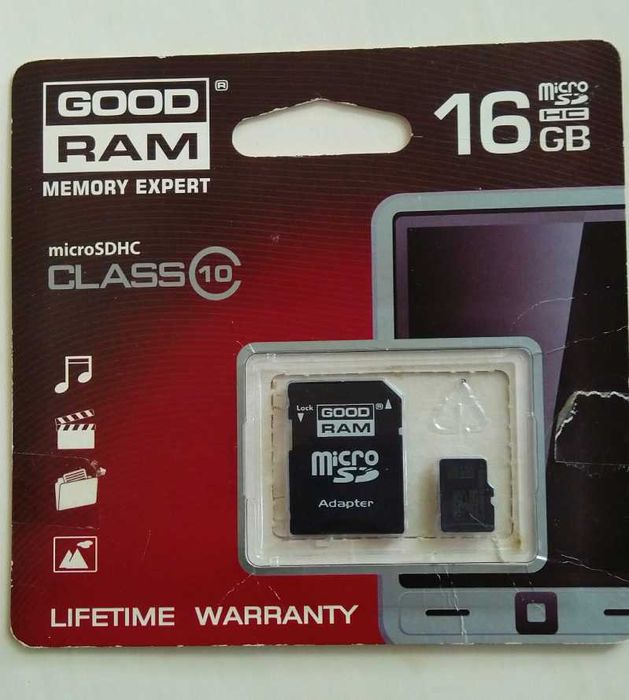 Карта памяти 16 Гб Good Ram Б/У