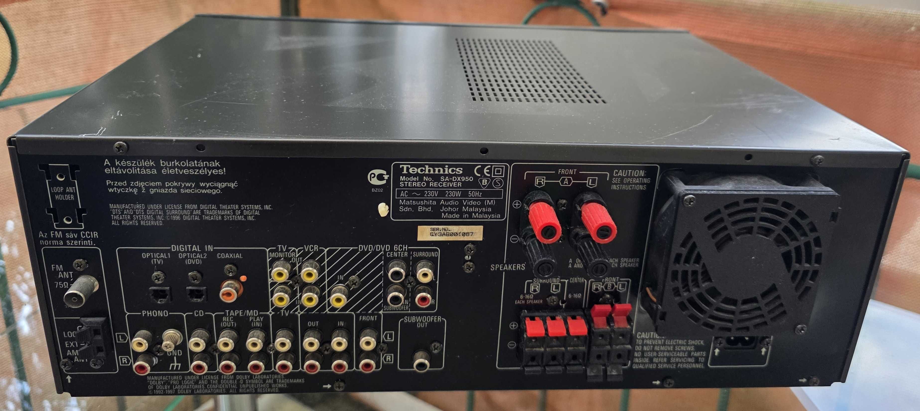 Amplituner Technics SA-DX950 w pełni sprawny ładny stan wysyłka