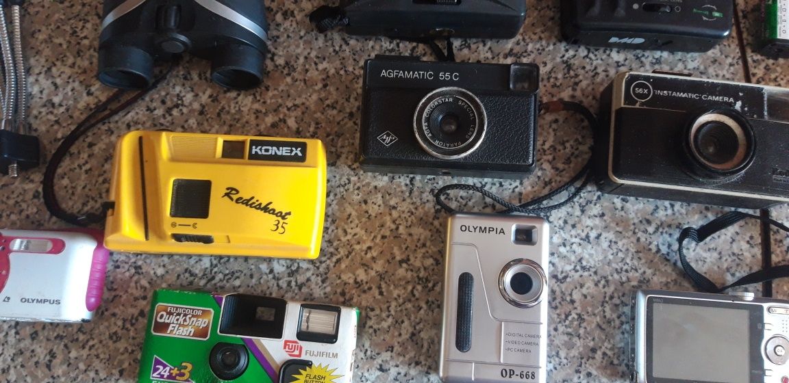 Conjunto de 15 Máquinas Fotográficas para Reparação/Peças/Outros