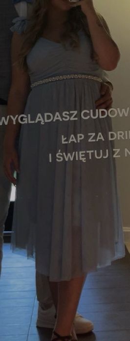 Błękitna sukienka