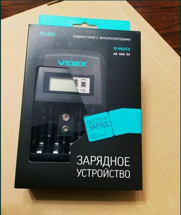 Новий. Зарядний пристрій VIDEX VCH - ND 400. BLACK