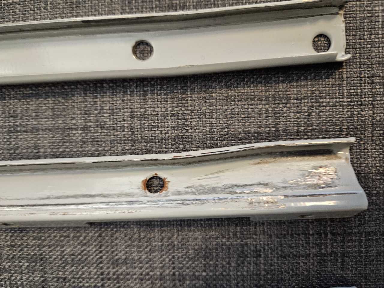 Prowadnice rolkowe szuflad łóżka IKEA BRIMNES (komplet)