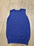 Blusa azul com brilhos L