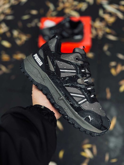 Мужские кроссовки Puma водоотталкивающие кросовки пума серые