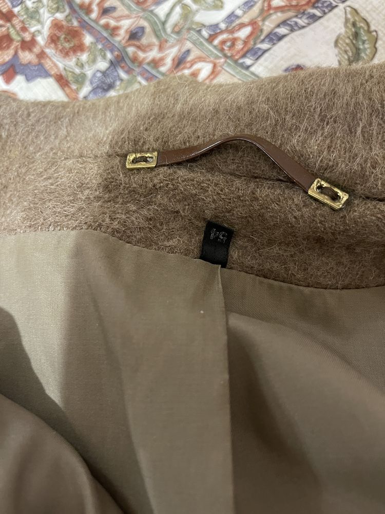 Шерстяне демісезонне пальто Berhaus 54-56 розмір вовна