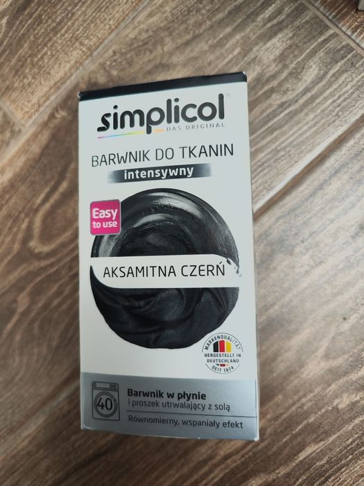 Barwnik do tkanin SIMPLICOL czarny