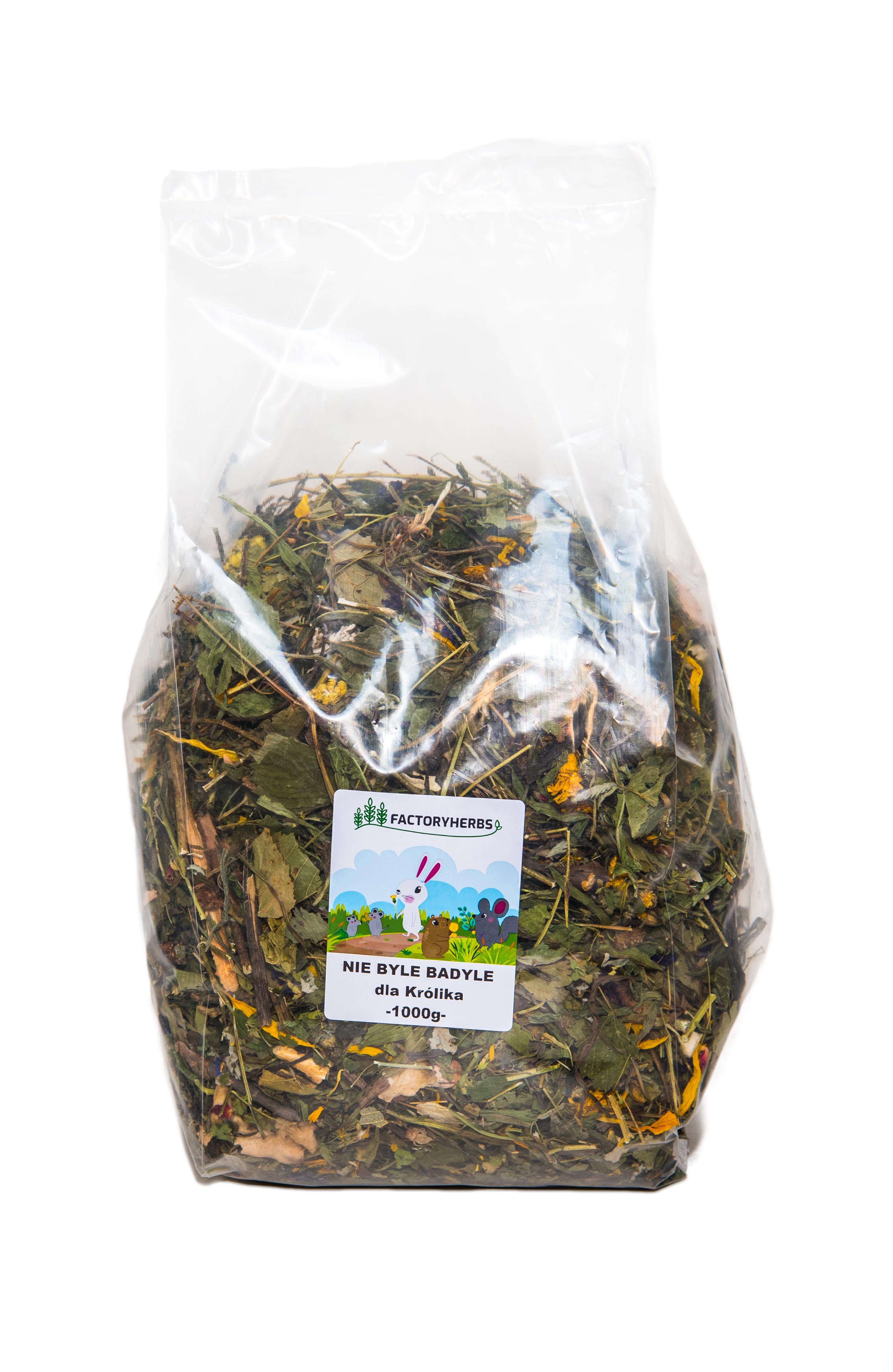 Nie Byle Badyle dla królika FactoryHerbs 1kg