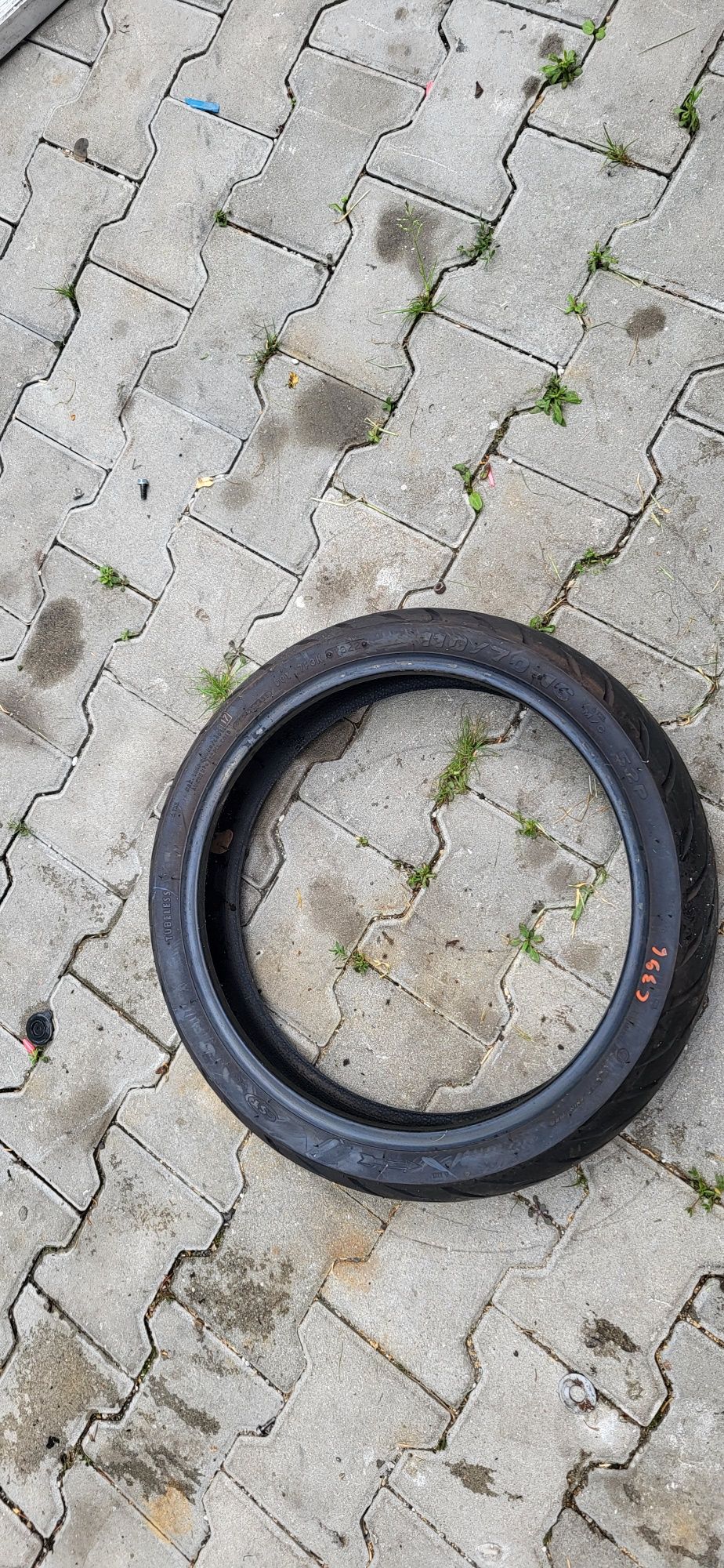 Opona nr c396 cst  110/70-16 motocyklowa jak nowa