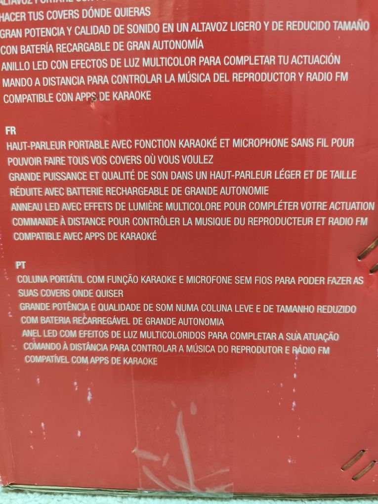 Coluna portátil Fonestar