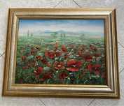 Quadro pintado a mão em oléo
