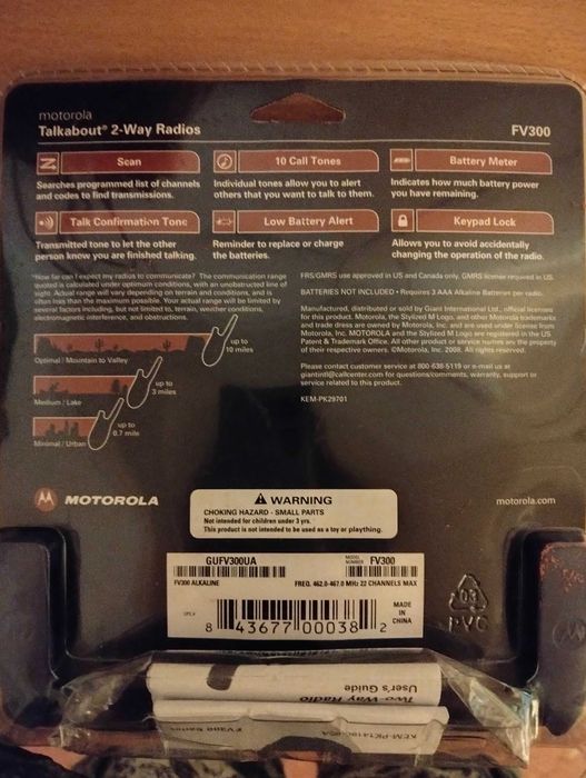 Walkie-Talkie MOTOROLA Evo300