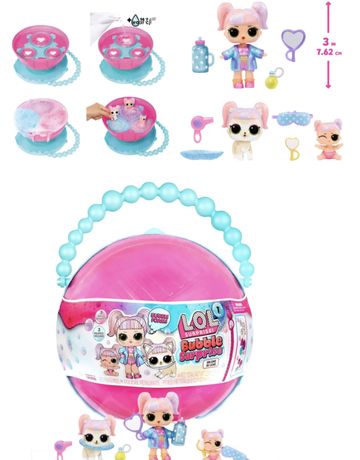 LOL Bubble Surprise deluxe Dolls Pet Baby Sister, Лол бабл сюрприз