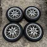 Диски TSW R17 5 110 Opel з резиною 225 45 R17 комплект