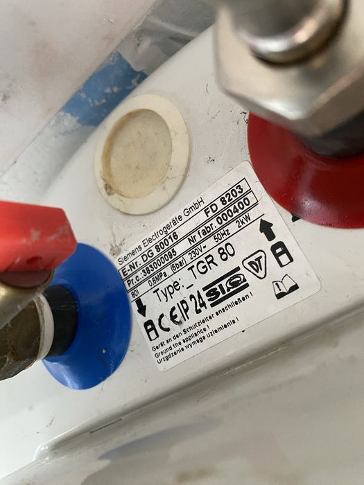 Boiler do grzania wody