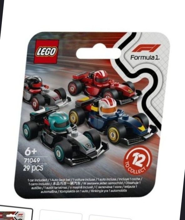 LEGO 71049 Minifigures Kolekcjonerskie bolidy F1 - 12 sztuk