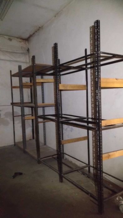 metalowe regały 250cm SOLIDNE i ciężkie zestaw 2 + 4