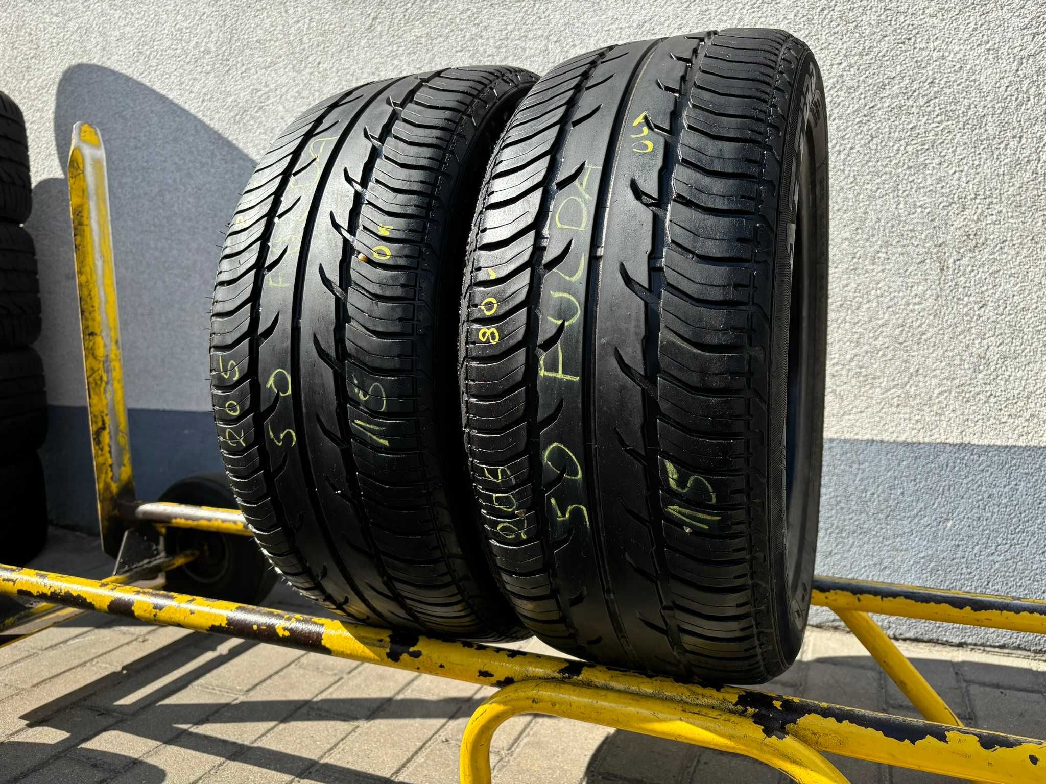 2X Opony Letnie 205/50R15 86V FULDA ATTIRO CARAT 5.3MM CAŁE!