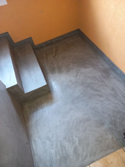 Schody z mikrocementu