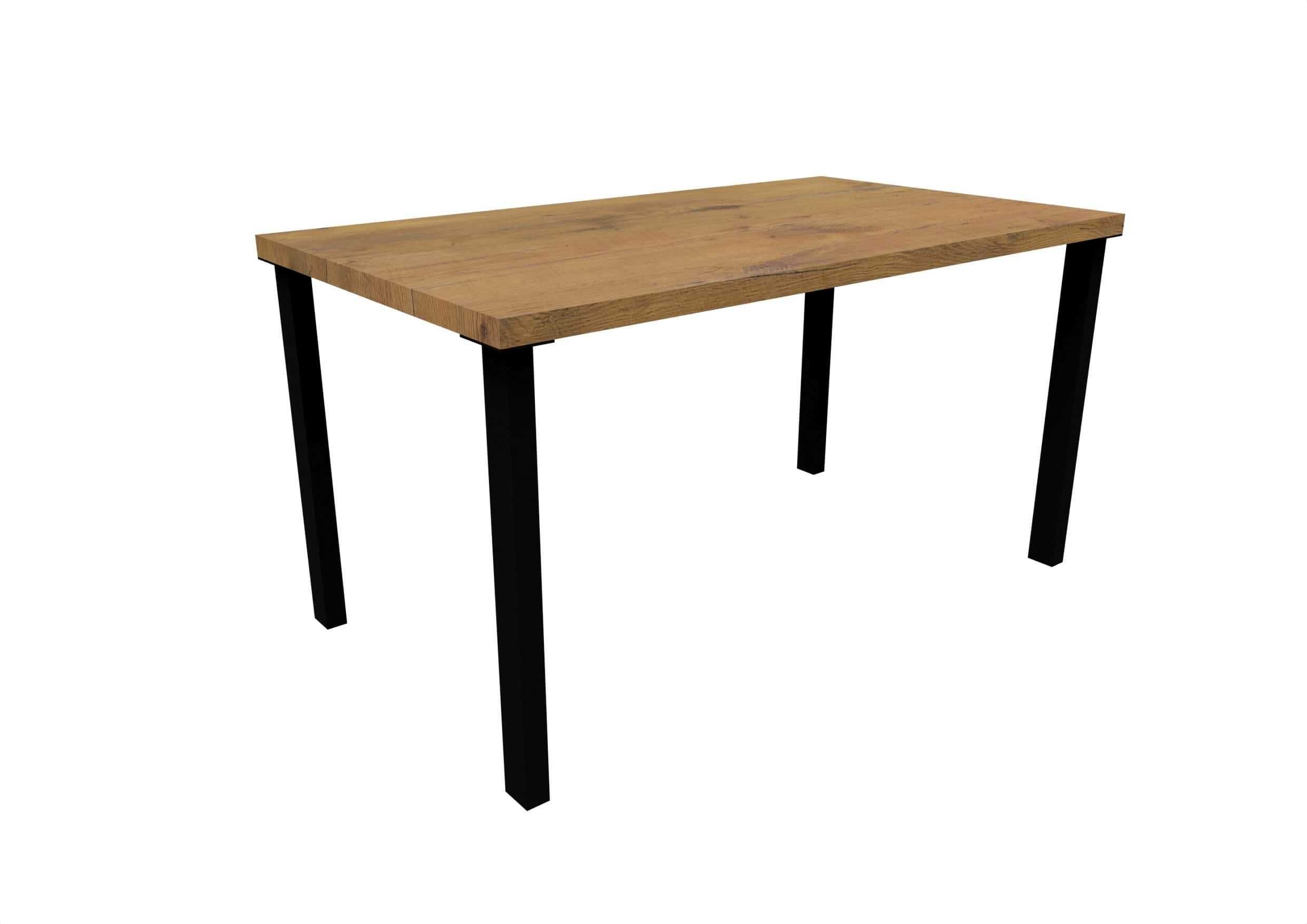 Nowoczesne nogi metalowe proste z profilu 6x4 cm wys.70 cm