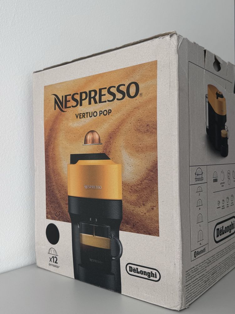 Капсульна кавоварка кавомашина DeLonghi Nespresso Vertuo Pop ENV90.B