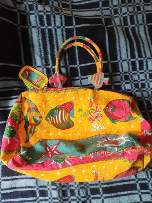 Torba plażowa kolorowa