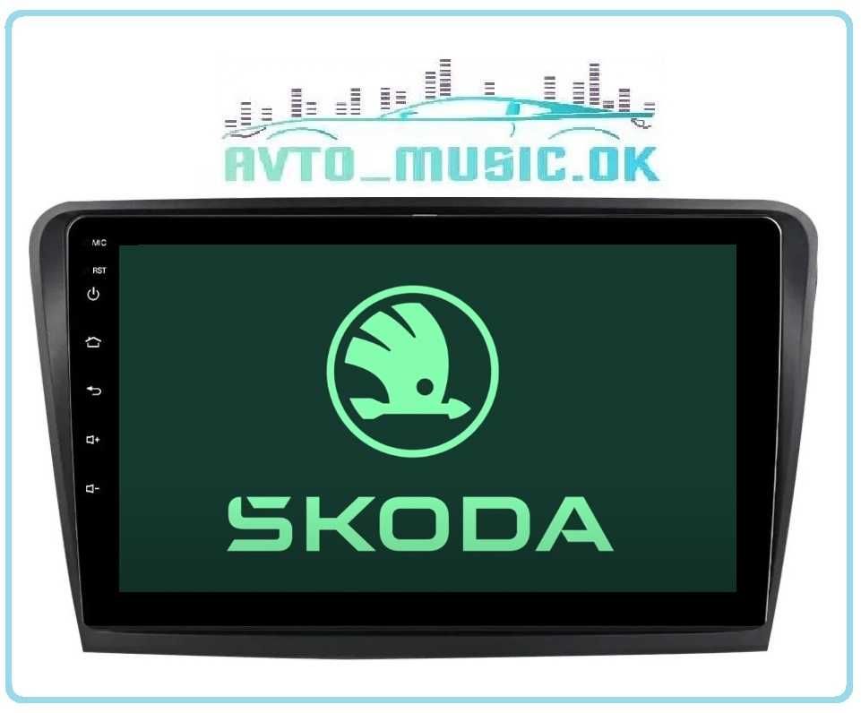 Магнітола  Skoda Superb Qled, Android, USB, GPS, 4G, CarPlay!