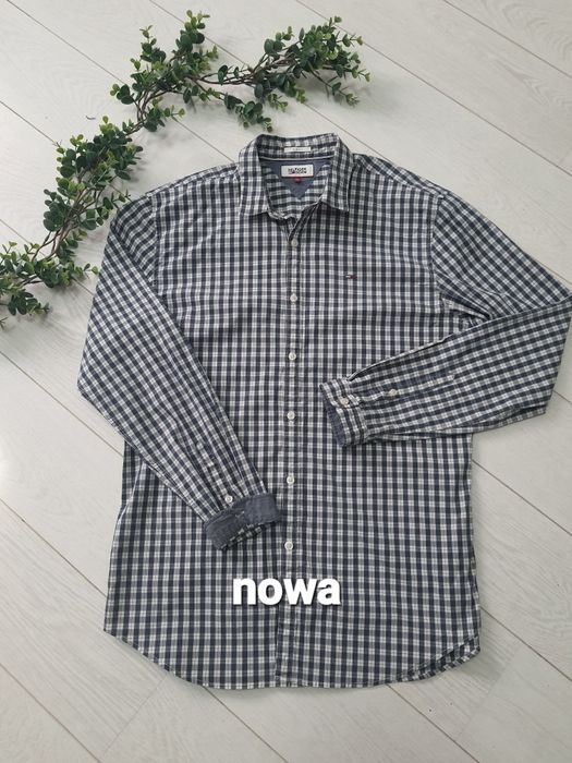 XL, Tommy Hilfiger Denim Slim Fit,  koszula męska.