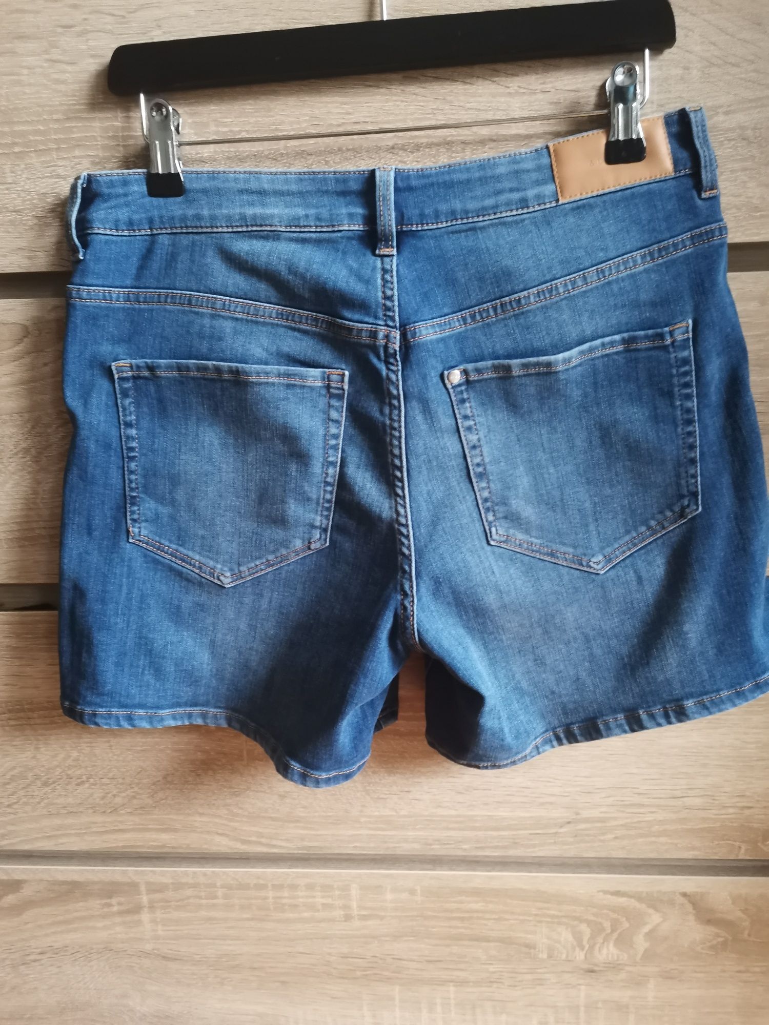 Krótkie spodenki szorty jeansowe denim H&M 42 40 jak nowe