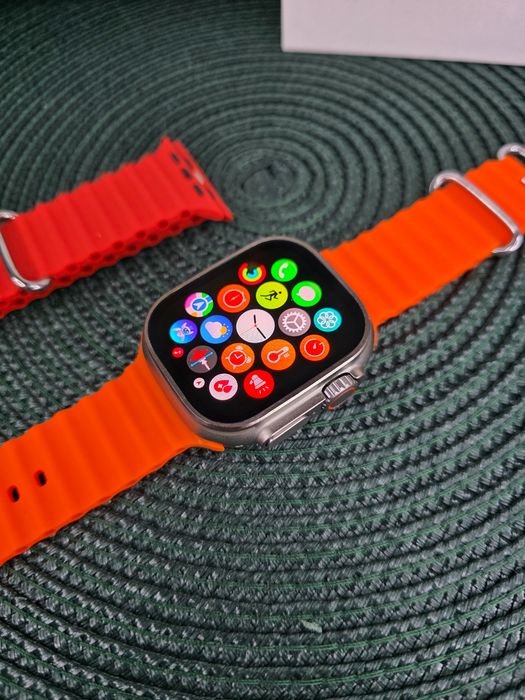 Smartwatch HK Ultra2 Max – AMOLED , połączenia, sport, zdrowie, NOWY