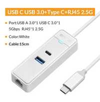 iDsonix Адаптер HUB - USB 3.0 на RJ45 / type C