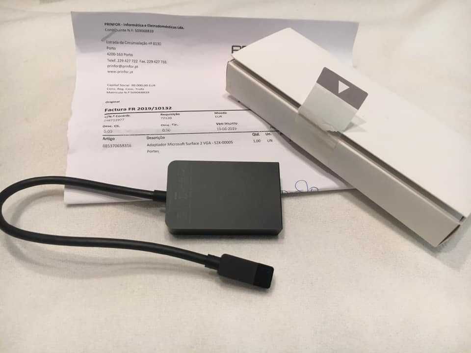 Adaptador VGA 2 para Microsoft Surface