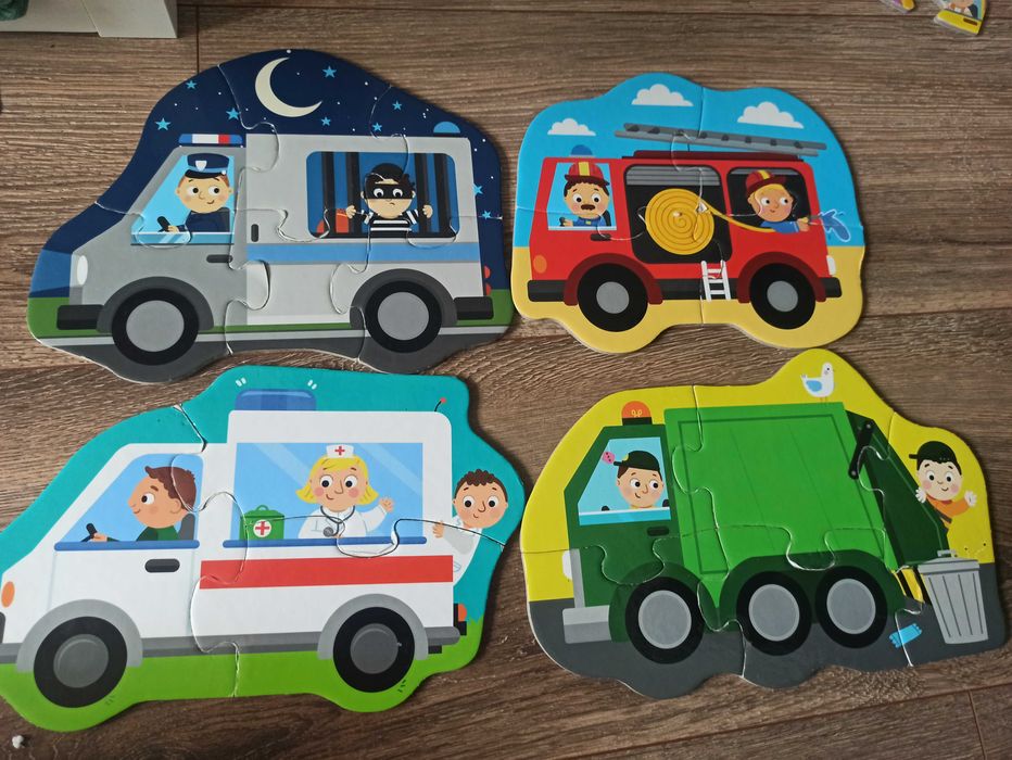 Puzzle pojazdy 2+