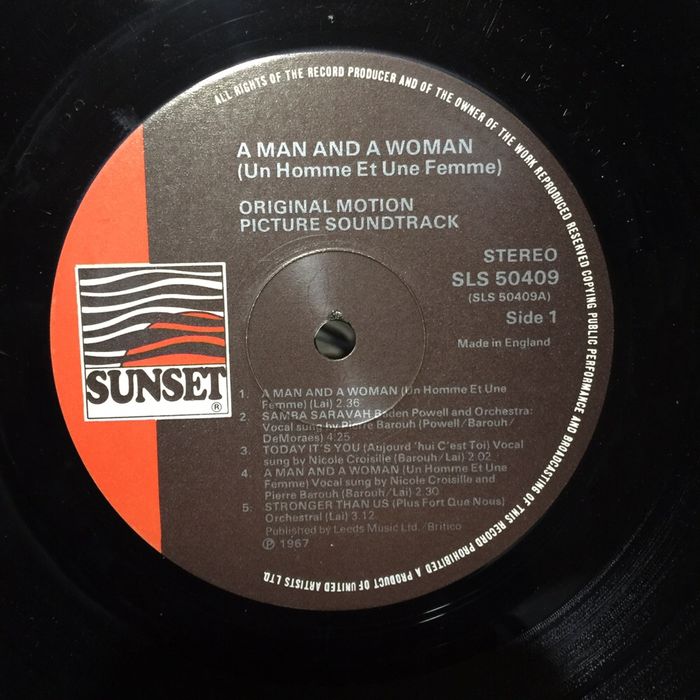 Vinil: A man and a woman - 1967