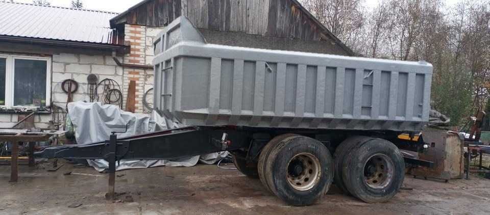 Tandem przyczepa wywrotka zarejestrowana opłacona