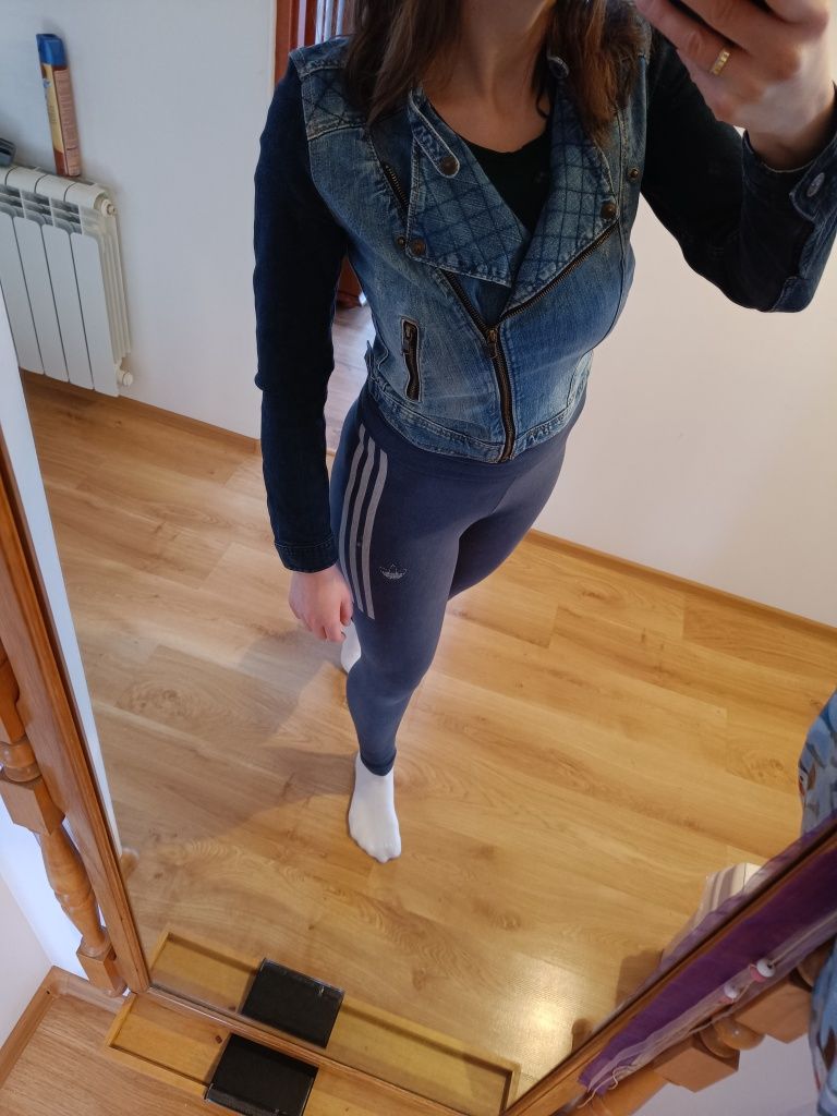 Kurtka jeansowa 38 M H&M jeansówka bawełniana