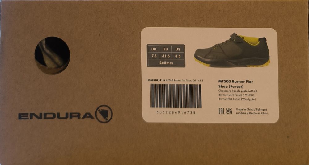 Sapatos btt endura mt500 plataforma flats 41 42