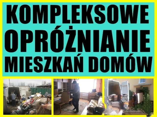 Kompleksowe Opróżnianie Mieszkań ,Strychów , piwnic,garaży działek