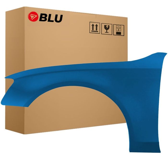 BLU Błotnik AUDI A4 B8 S4 LX5V lewy niebieski 11-15 przód lift ArubaBlau