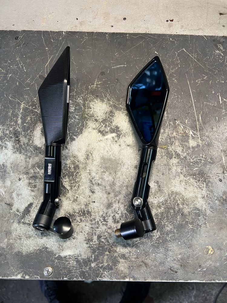 Lusterka akcesoryjne motocyklowe aluminiowe